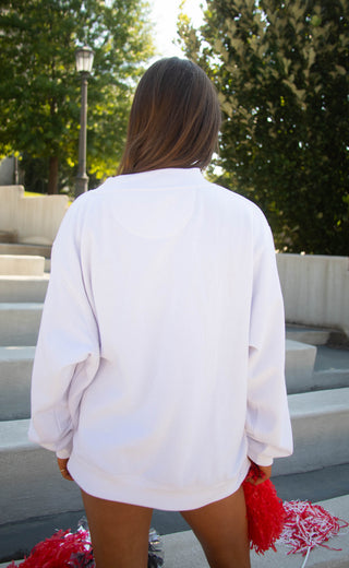 charlie southern: arkansas polka dot mock neck