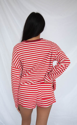 lover red stripe set