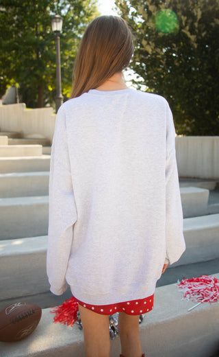 charlie southern: go hogs cheerleader sweatshirt