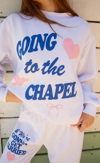 friday + saturday: going to the chapel mock neck