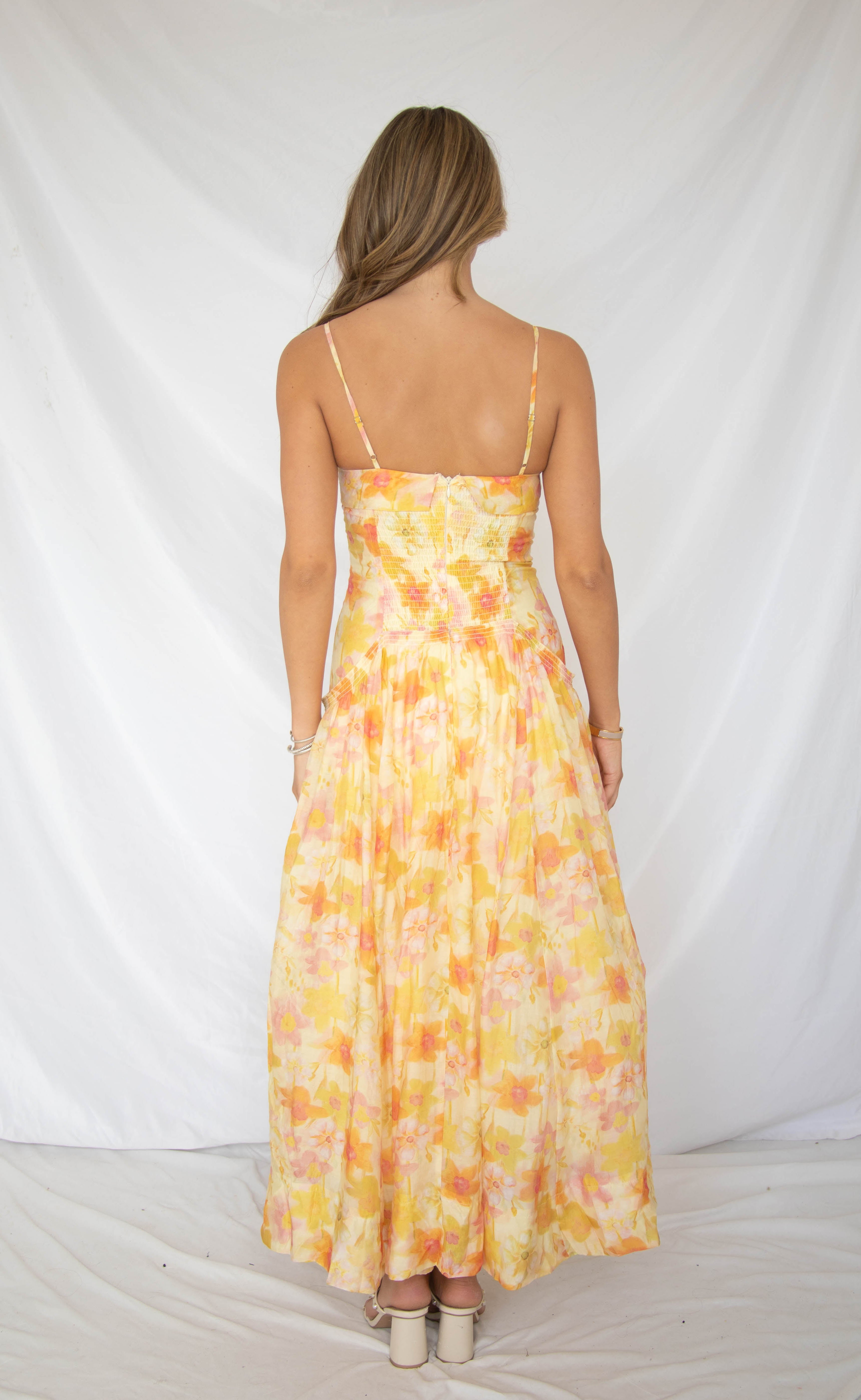 astr: ovina dress - yellow floral Riffraff astr: ovina dress - yellow floral Riffraff