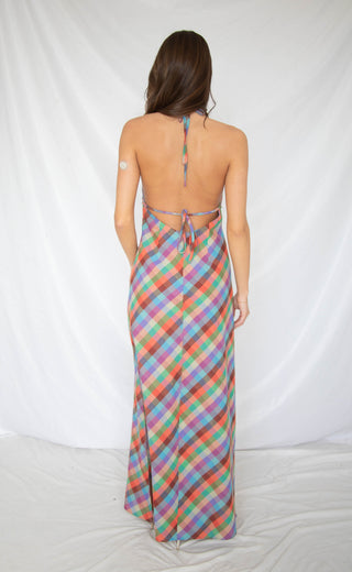 fix you too plaid midi dress