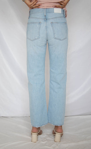 pistola: lexi mid rise bowed straight leg jeans - dolce vita vintage