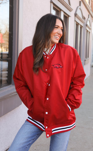 wooo pig sooie letterman jacket