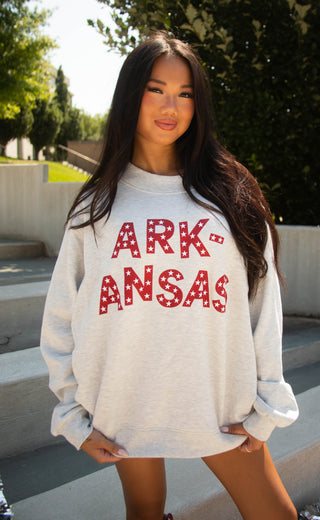 charlie southern: arkansas stars mock neck