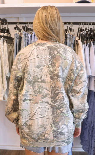 charlie southern: members only camo sweatshirt