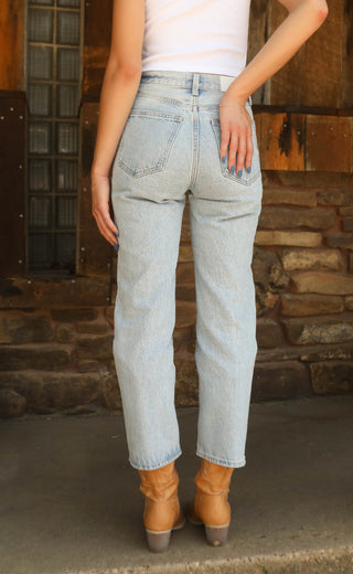 pistola: cassie crop high rise straight - radiant