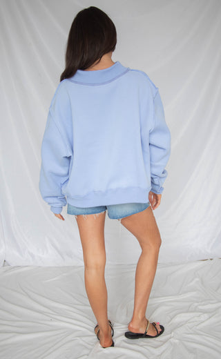 lake / beach reversible mock neck