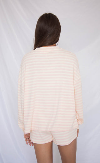 not over you striped set - pink