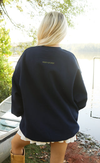 friday + saturday: sardines sweatshirt