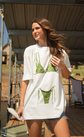 charlie southern: bikini tee - paisley