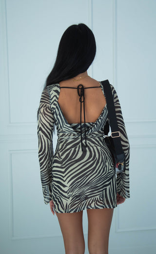 born to be wild mini dress