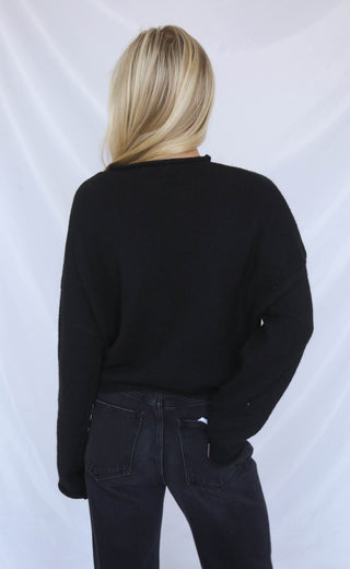 take heart cardigan - black