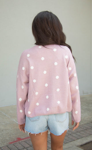 on the sweet side dot cardigan