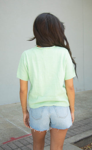 all my love cardigan - green