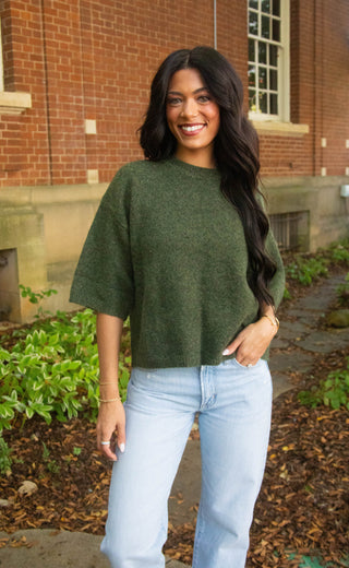 to the beat sweater - olive