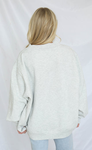 charlie southern: mother star mock neck - blue