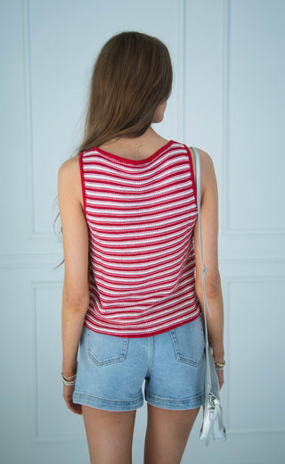 found my favorite crochet stripe top
