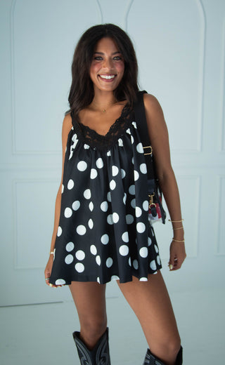 late to the party babydoll dress