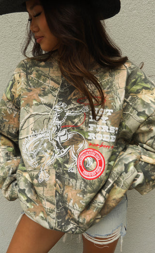 charlie southern: members only camo sweatshirt