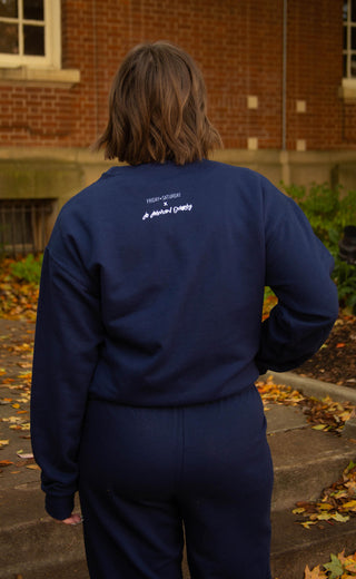 friday + saturday x jo johnson overby: girls want bookclubs sweatshirt