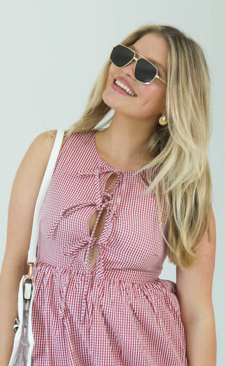 bubble trouble mini dress