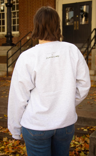 friday + saturday x jo johnson overby: meet me at the bookstore sweatshirt