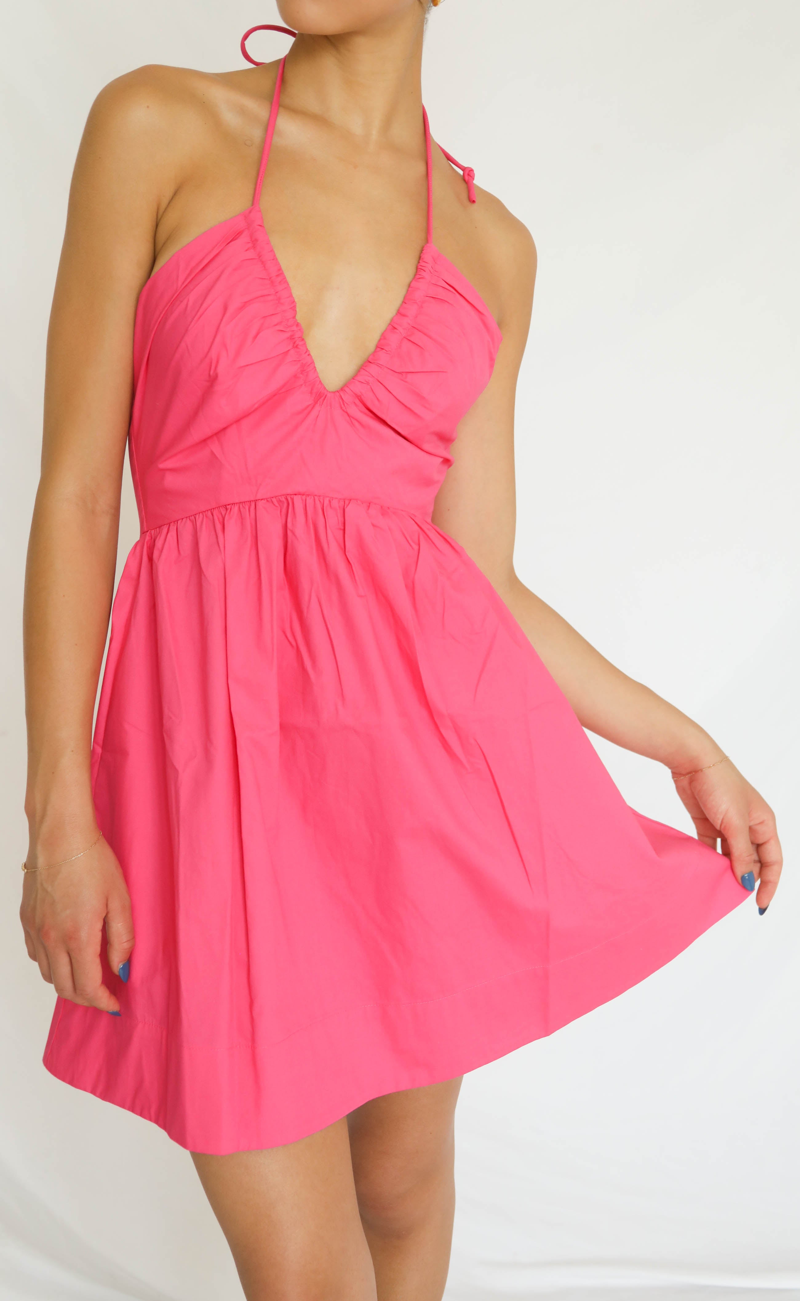 Minkpink Celestia Halter Mini Dress Minkpink Celestia Halter Mini Dress