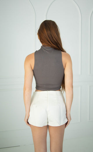 hard to forget mock halter top