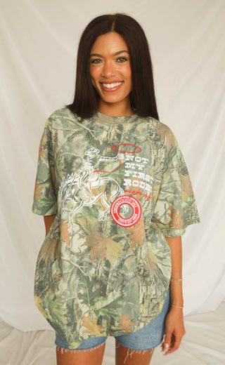 charlie southern: members only oversized camo tee