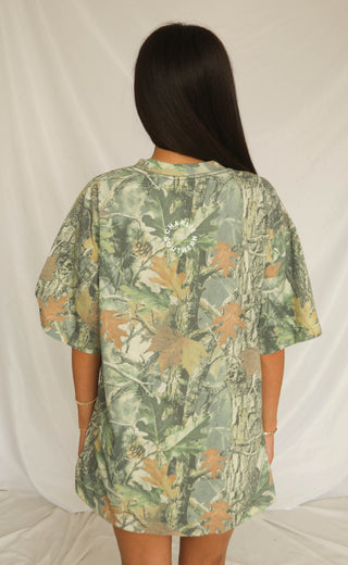 charlie southern: members only oversized camo tee