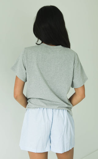 core basic tee - heather grey
