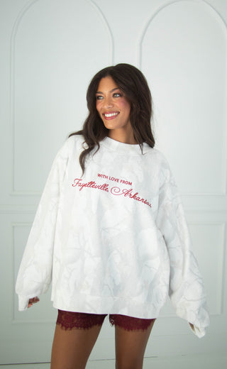charlie southern: with love from fayetteville camo mock neck