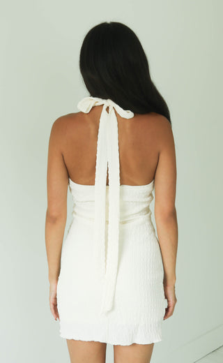 set the pace textured mini dress