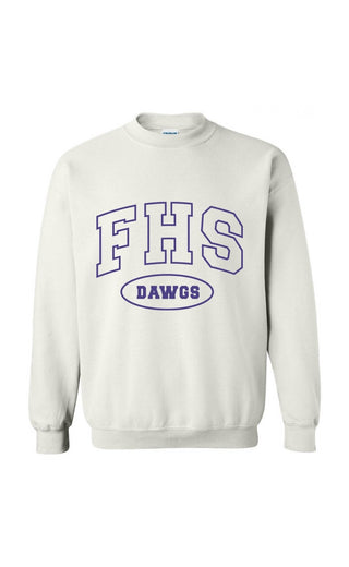 charlie southern: fhs outline crew - white