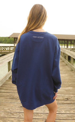 friday + saturday: usa forever puff sweatshirt