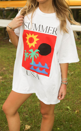 friday + saturday: summer usa tee
