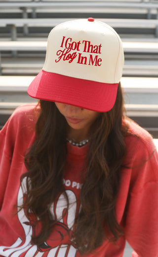 charlie southern: got that hog in me trucker hat