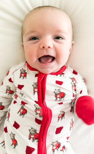 arkansas wild boar unisex kids pajamas