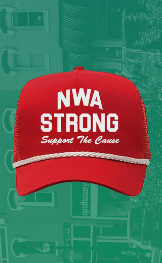 nwa strong trucker hat - tornado relief