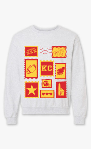 friday + saturday: kc stamps sweatshirt
