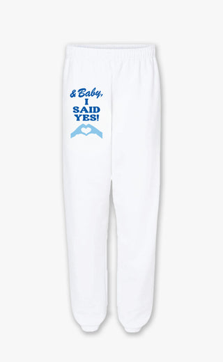 friday + saturday: love story sweatpants