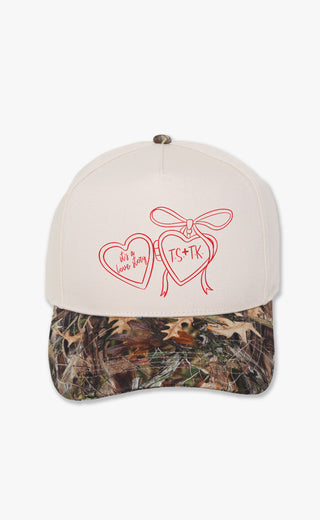 friday + saturday: love story camo trucker