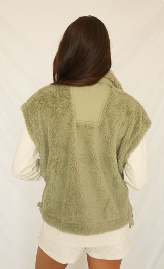 layer it on sherpa vest