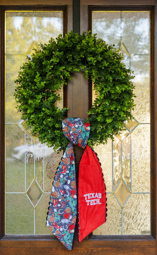 texas tech red raiders cotton wreath scarf
