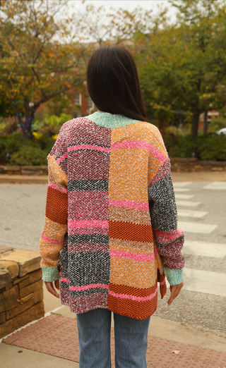 burn bright long cardigan