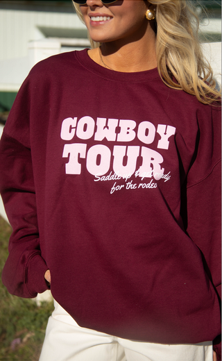 charlie southern: cowboy tour sweatshirt