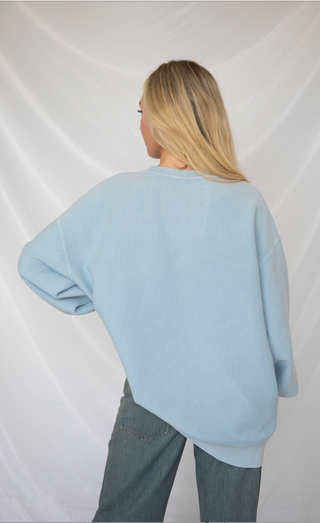 charlie southern: classic mom cord - blue