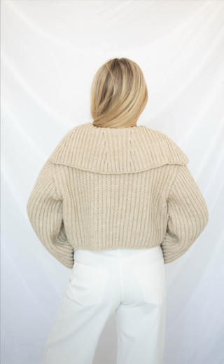 waiting for forever collared sweater