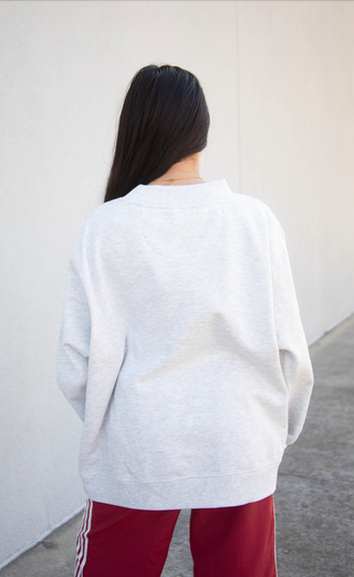 charlie southern: arkansas mock neck - red plaid